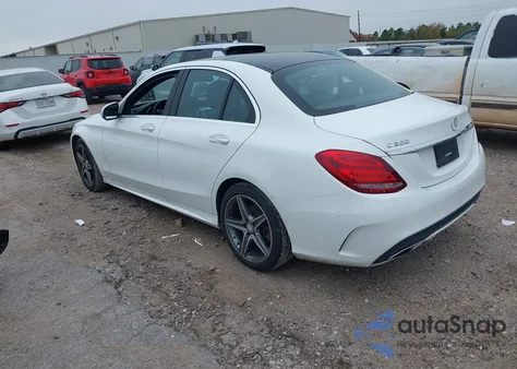2015 Mercedes-Benz C 300 Sport 4Matic from USA, damaged, VIN 55SWF4KB5FU025256